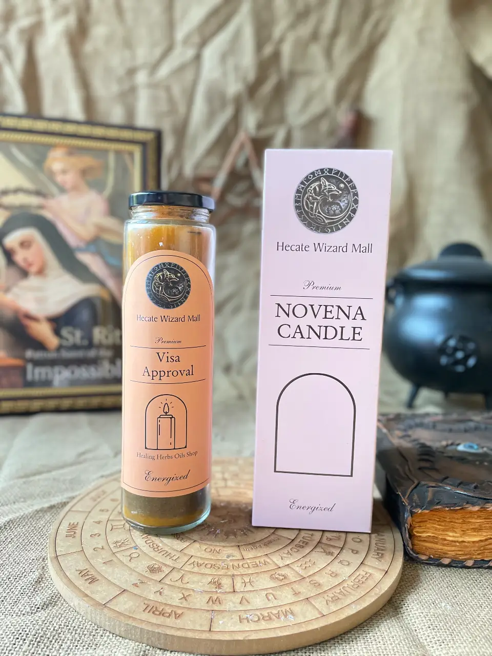 Visa-Approval-ritual candles