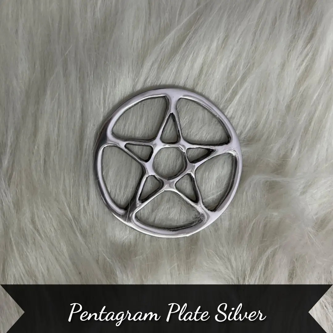 Pentagram-silver-Plate